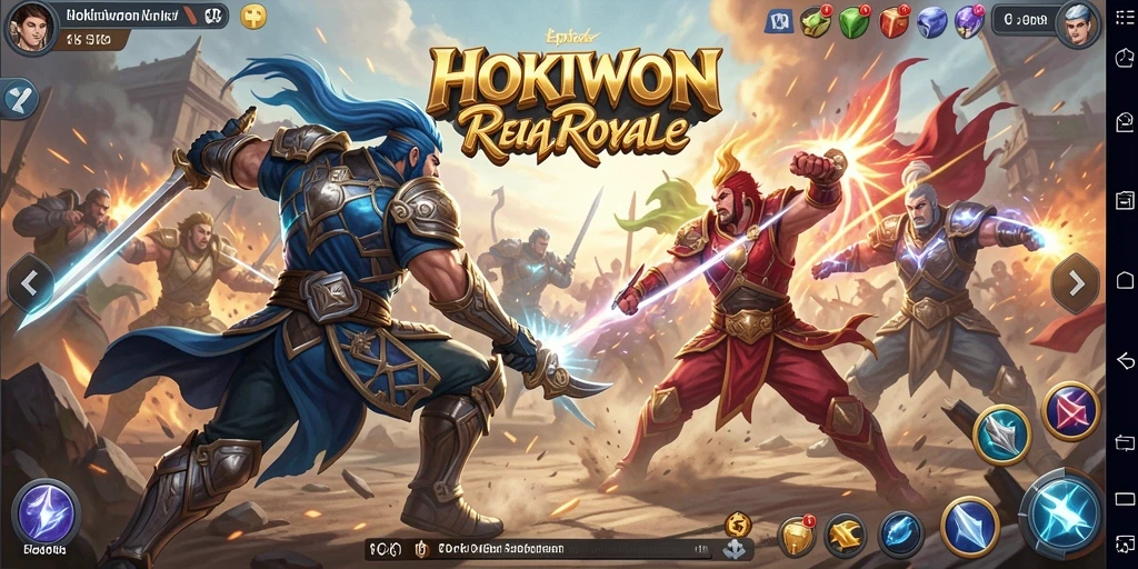 Screenshot menunjukkan aksi mendebarkan di dalam HOKIWON.