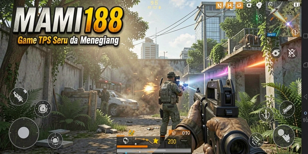 Tampilan gameplay menegangkan dari MAMI188 dengan aksi seru.