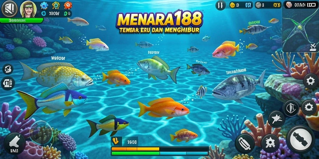 Tangkapan layar gameplay MENARA188 yang menarik dan penuh aksi Tembak Ikan.