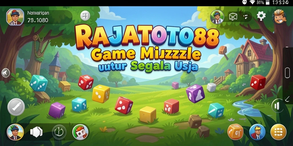 Gameplay seru RAJATOTO88 yang penuh tantangan puzzle.