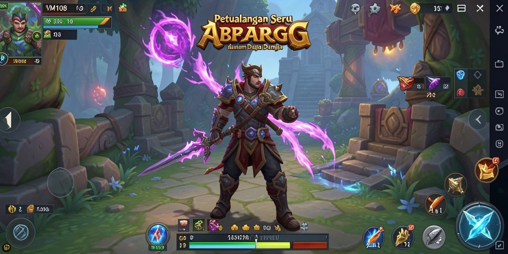 Tampilan seru gameplay ARPG di VM108 dengan aksi mendebarkan.